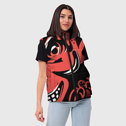 Женский жилет SODA LUV БЛЭСС ГАД, цвет: 3D-красный — фото 2