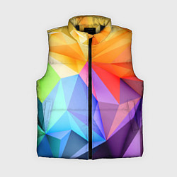 Женский жилет Радужная геометрия