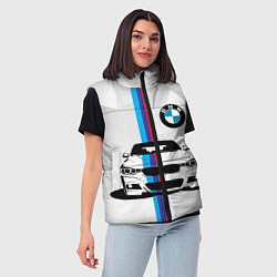 Женский жилет BMW БМВ M PERFORMANCE, цвет: 3D-светло-серый — фото 2