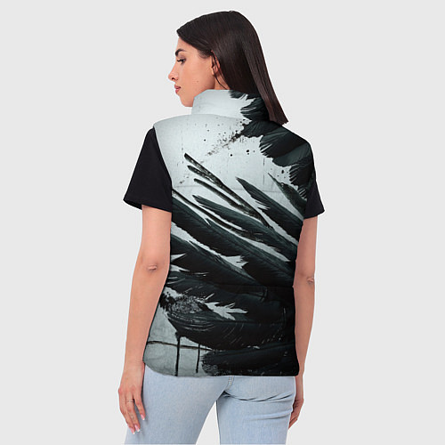 Женский жилет Resident Evil Village крылья / 3D-Светло-серый – фото 4