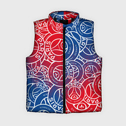 Женский жилет ФК ПСЖ PARIS SAINT GERMAIN, цвет: 3D-черный