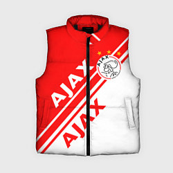 Женский жилет FC AJAX AMSTERDAM ФК АЯКС, цвет: 3D-черный