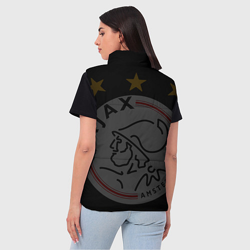 Женский жилет FC AJAX AMSTERDAM ФК АЯКС / 3D-Светло-серый – фото 4