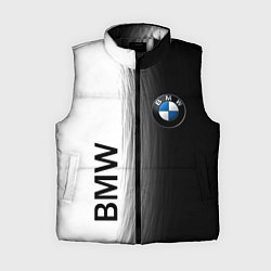 Женский жилет Black and White BMW, цвет: 3D-черный