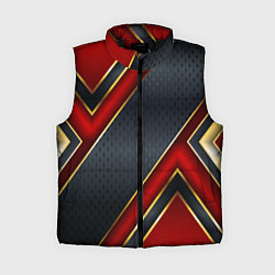 Женский жилет Black & Red 3D, цвет: 3D-черный
