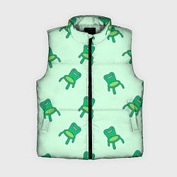 Женский жилет Froggy crossing, цвет: 3D-светло-серый