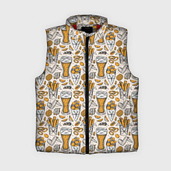 Женский жилет Background Beer, цвет: 3D-красный