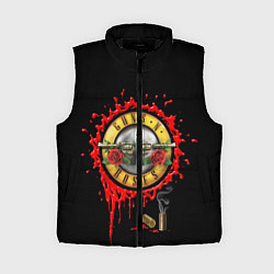 Женский жилет GUNS N ROSES, цвет: 3D-черный