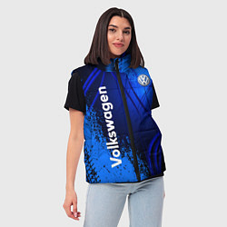 Женский жилет Volkswagen, цвет: 3D-черный — фото 2