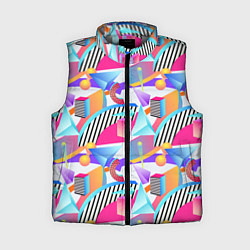 Женский жилет Летняя геометрия, цвет: 3D-светло-серый