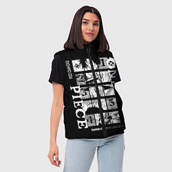 Женский жилет ONE PIECE Главные герои, цвет: 3D-черный — фото 2