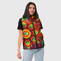 Женский жилет Тропики, цвет: 3D-светло-серый — фото 2