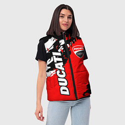 Женский жилет DUCATI ДУКАТИ ГРАНЖ, цвет: 3D-красный — фото 2