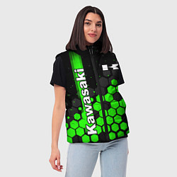 Женский жилет KAWASAKI КАВАСАКИ, цвет: 3D-светло-серый — фото 2