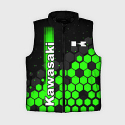 Женский жилет KAWASAKI КАВАСАКИ, цвет: 3D-черный