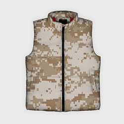 Женский жилет Камуфляжный пиксель