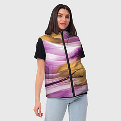 Женский жилет Наслоение красок, цвет: 3D-красный — фото 2