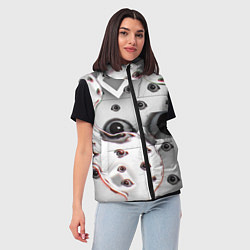 Женский жилет Они наблюдают за тобой, цвет: 3D-красный — фото 2