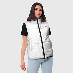 Женский жилет PSG Core Big Logo White New 202223, цвет: 3D-черный — фото 2