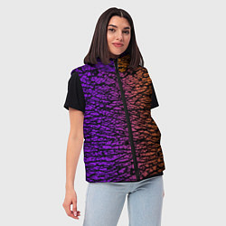 Женский жилет Градиентный разлом 3D 3Д, цвет: 3D-светло-серый — фото 2