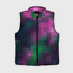 Женский жилет Разноцветный геометрический уз, цвет: 3D-светло-серый