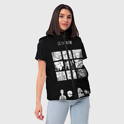 Женский жилет Мицуя Такаши Токийские reveng, цвет: 3D-черный — фото 2