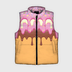 Женский жилет Мороженое Ice Scream Z, цвет: 3D-светло-серый