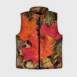 Женский жилет Листопадкленовые листья