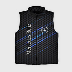 Женский жилет MERCEDES LOGO NEON, цвет: 3D-черный