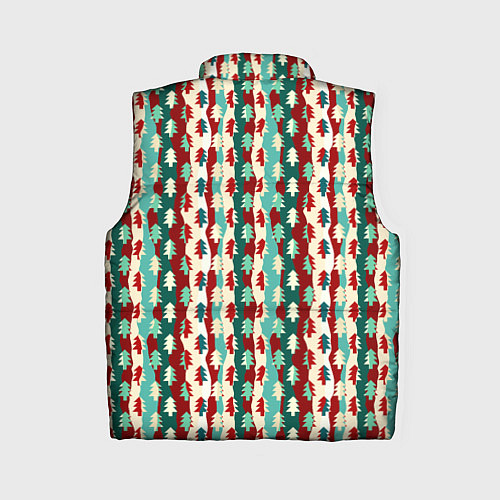Женский жилет Маленькие Ёлочки / 3D-Красный – фото 2