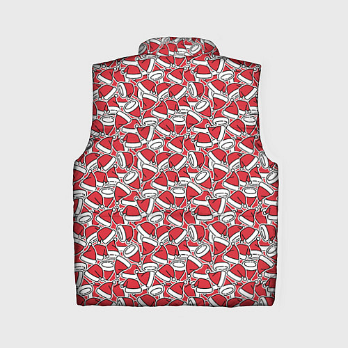Женский жилет Шапки / 3D-Красный – фото 2