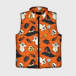 Женский жилет Хэллоуинские шалости, цвет: 3D-красный