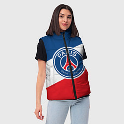 Женский жилет Paris Saint-Germain FC, цвет: 3D-черный — фото 2
