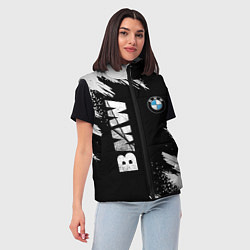 Женский жилет BMW GRUNGE БМВ ГРАНЖ, цвет: 3D-красный — фото 2