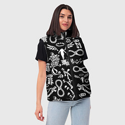 Женский жилет ТОКИЙСКИЕ МСТИТЕЛИ ЛОГОБОМБИНГ TOKYO REVENGERS LOG, цвет: 3D-красный — фото 2