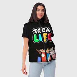 Женский жилет Toca Life: Friends, цвет: 3D-светло-серый — фото 2