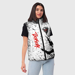 Женский жилет Берсерк: Гранж, цвет: 3D-черный — фото 2