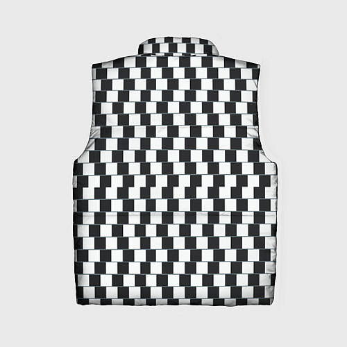Женский жилет Шахматная Иллюзия Искажения / 3D-Красный – фото 2