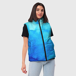 Женский жилет Глубина льда, цвет: 3D-черный — фото 2