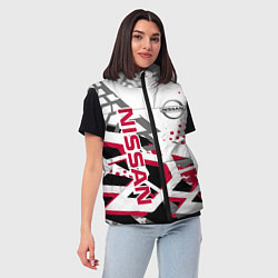 Женский жилет Nissan Ниссан, цвет: 3D-красный — фото 2