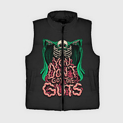 Женский жилет Кишка Тонка, цвет: 3D-черный