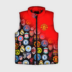 Женский жилет МАНЧЕСТЕР ЮНАЙТЕД FCMU, цвет: 3D-черный