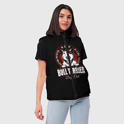 Женский жилет Бультерьер Bull Terrier, цвет: 3D-черный — фото 2