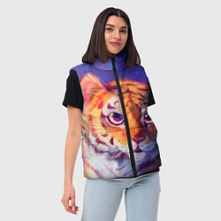 Женский жилет Тигренок-2022, цвет: 3D-красный — фото 2