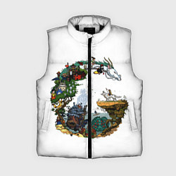 Женский жилет Миры Хаяо Миядзаки унесенные призраками и другие, цвет: 3D-черный