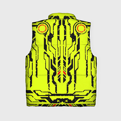 Женский жилет Cyberpunk 2077 YELLOW / 3D-Красный – фото 2
