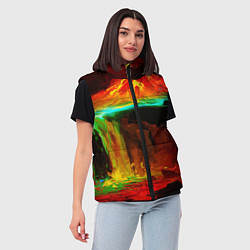 Женский жилет Кратер Вулкана, цвет: 3D-светло-серый — фото 2