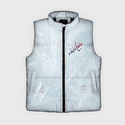 Женский жилет Washington Capitals Grey Ice theme, цвет: 3D-черный