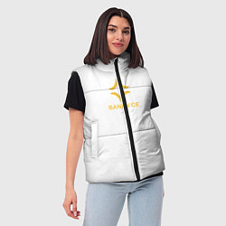 Женский жилет Crypto banana, цвет: 3D-светло-серый — фото 2