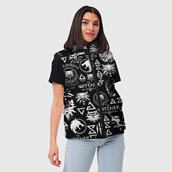 Женский жилет ВЕДЬМАК ЛОЛГОБОМБИНГ THE WITCHER, цвет: 3D-черный — фото 2